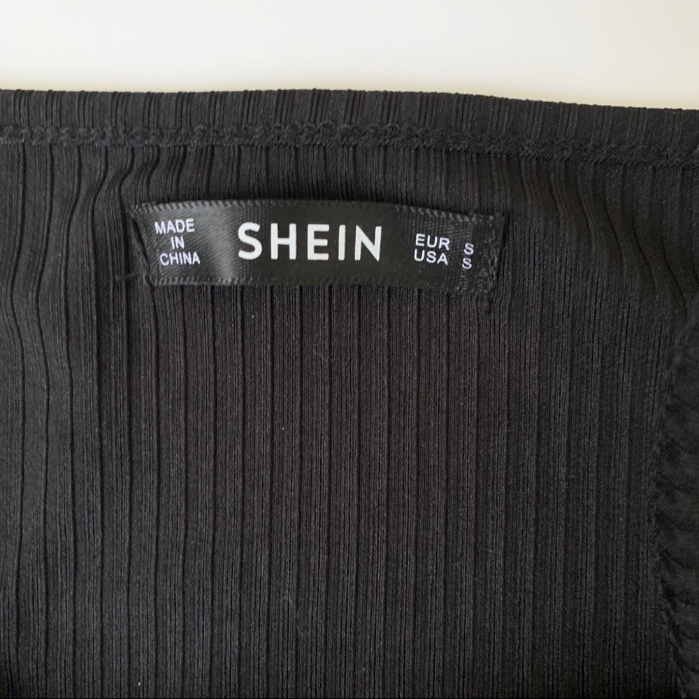 Shein sexy black lace polyester bodysuit - Picture 5 of 6